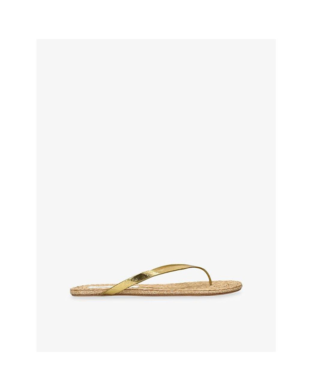 Christopher Esber Natural Palma Raffia Flip Flops