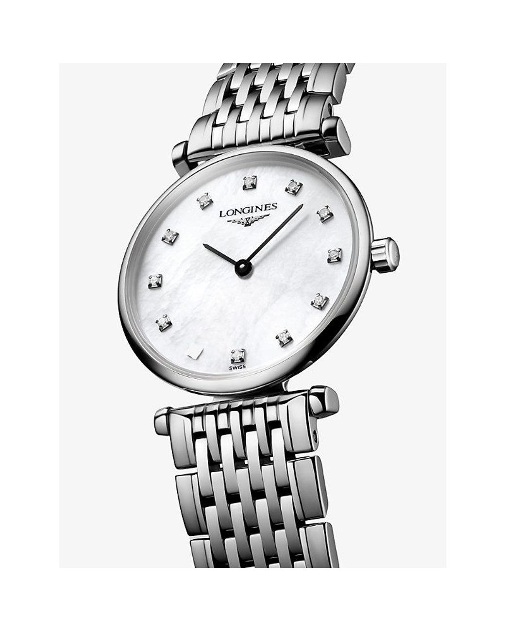 Longines Metallic L4.209.4.87.6 La Grande Classique Stainless-Steel And 0.048Ct Diamond Quartz Watch for men