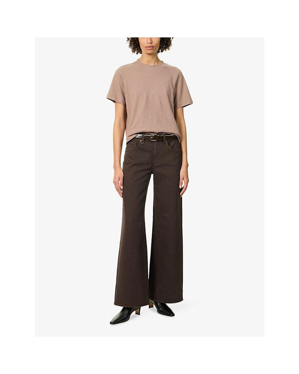 Neuw Pink June Layer Cotton-Blend T-Shirt
