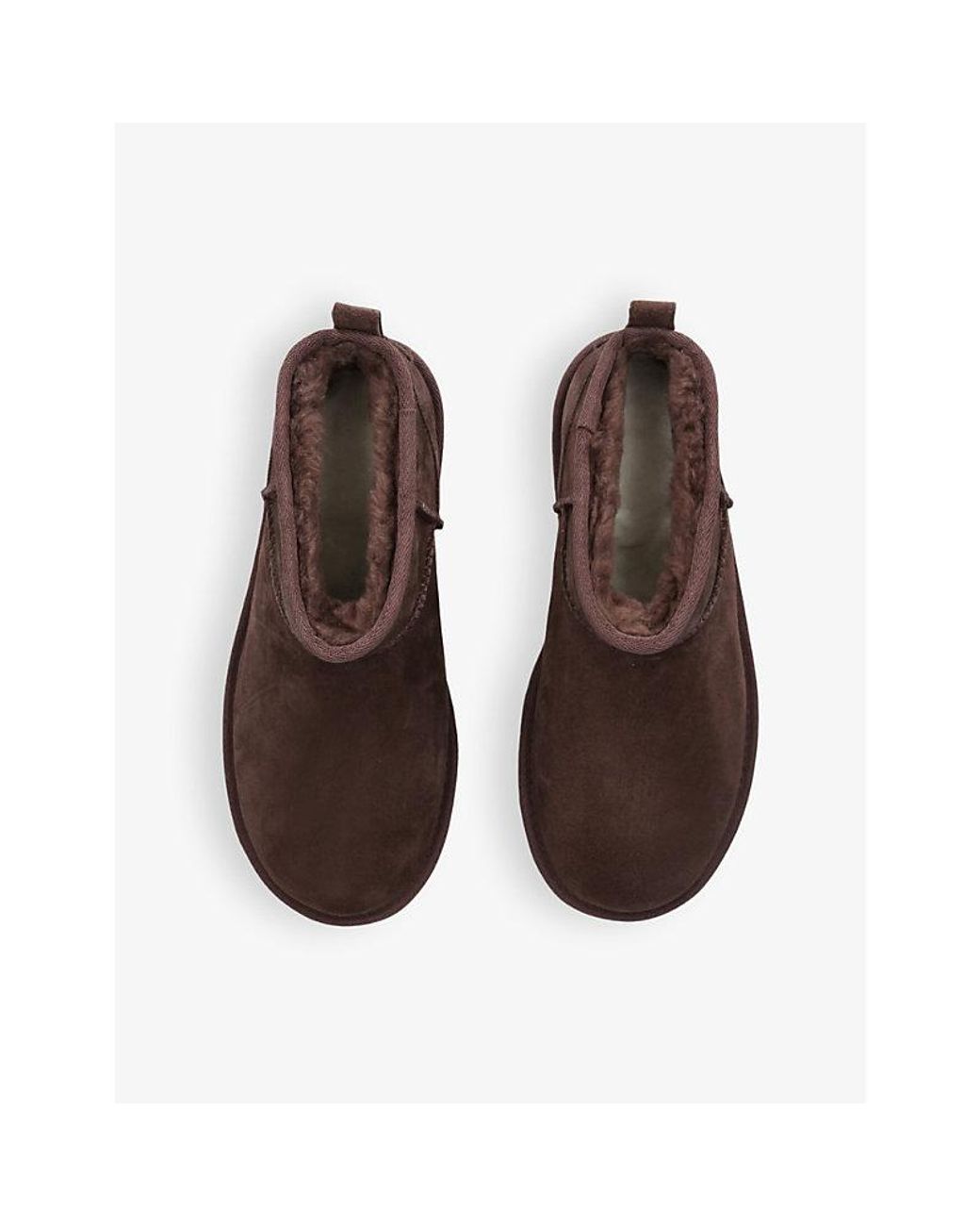 Ugg Brown 'Classic Ultra Mini' Platform Boots