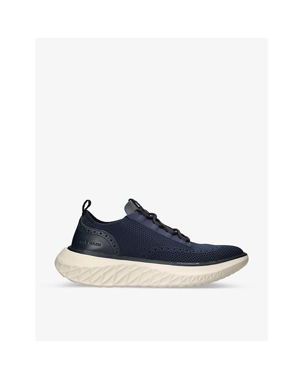 Cole Haan Stitchlite Chunky-sole Knitted Low-top Trainers in Blue for Men |  Lyst