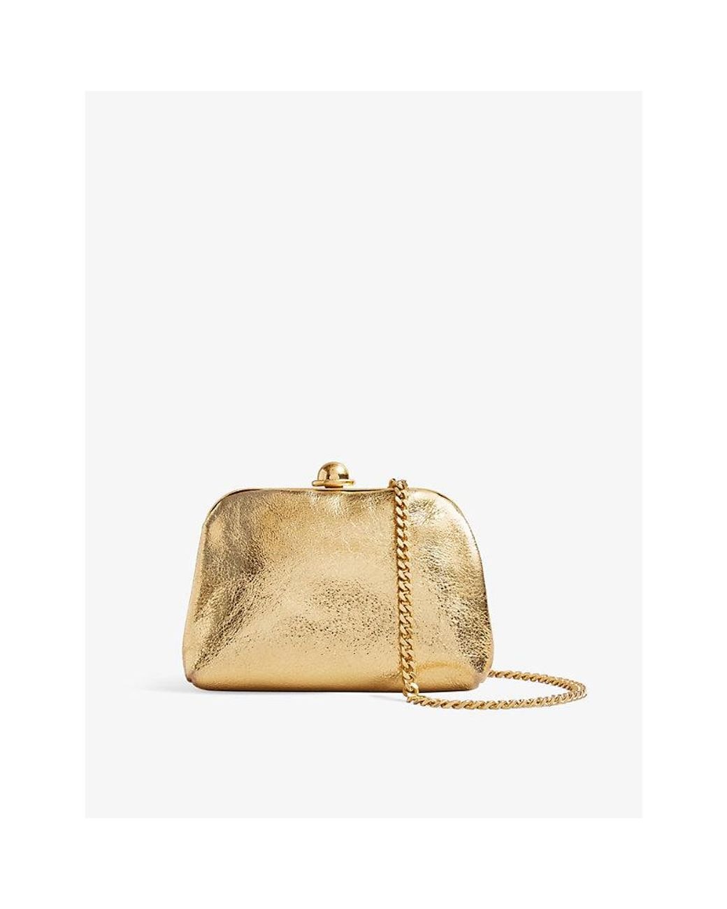 Ted Baker Mirise Rope-chain Mini Faux-leather Clutch Bag in