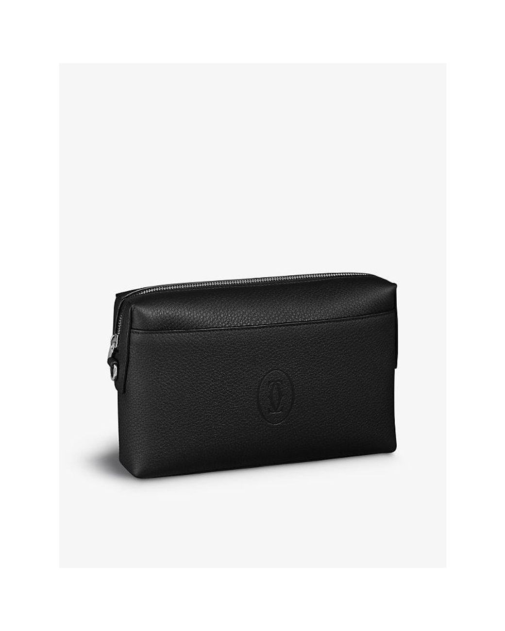 Cartier Black Must De Leather Pouch