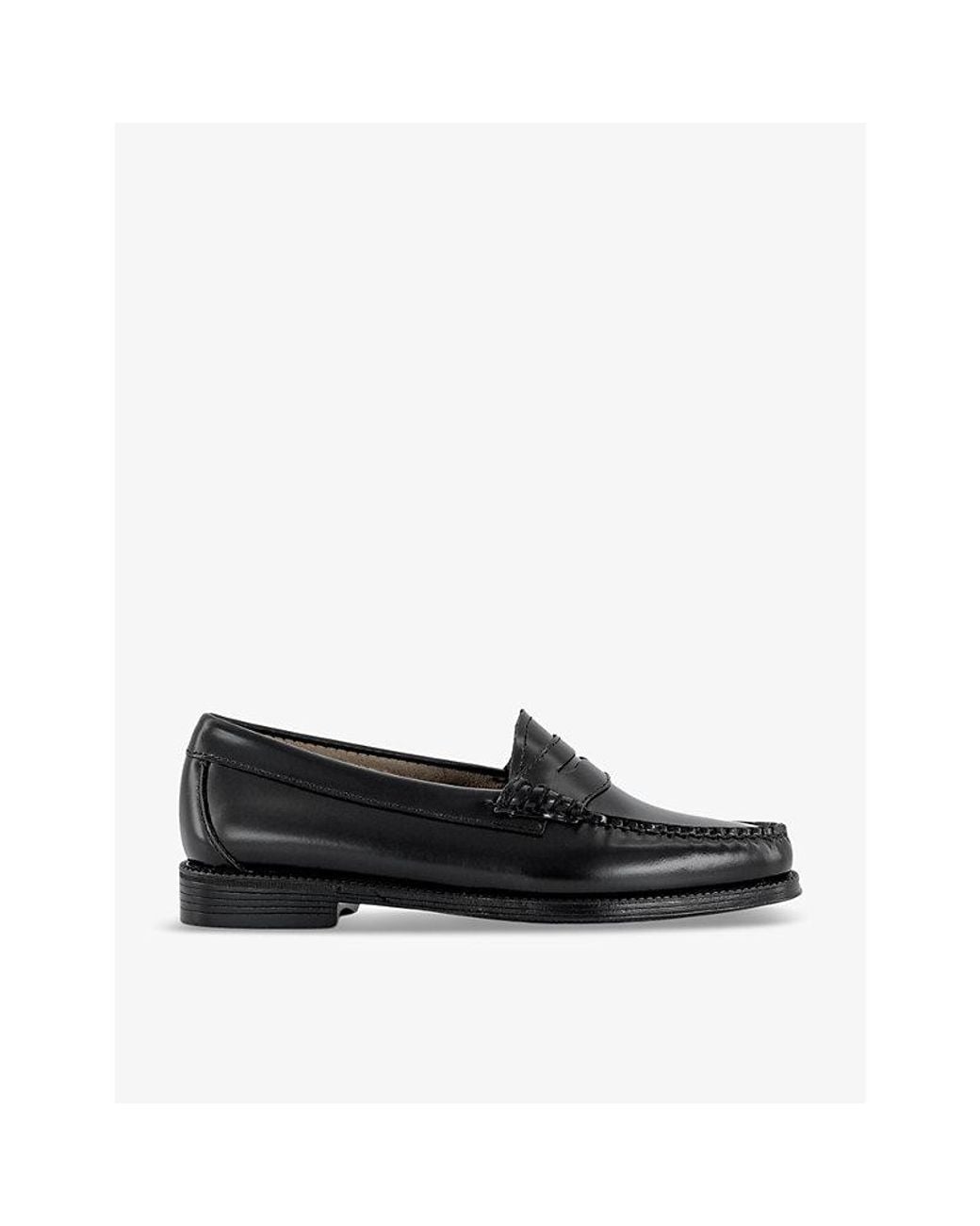 G.H.BASS Black Weejun Ii Leather Loafers