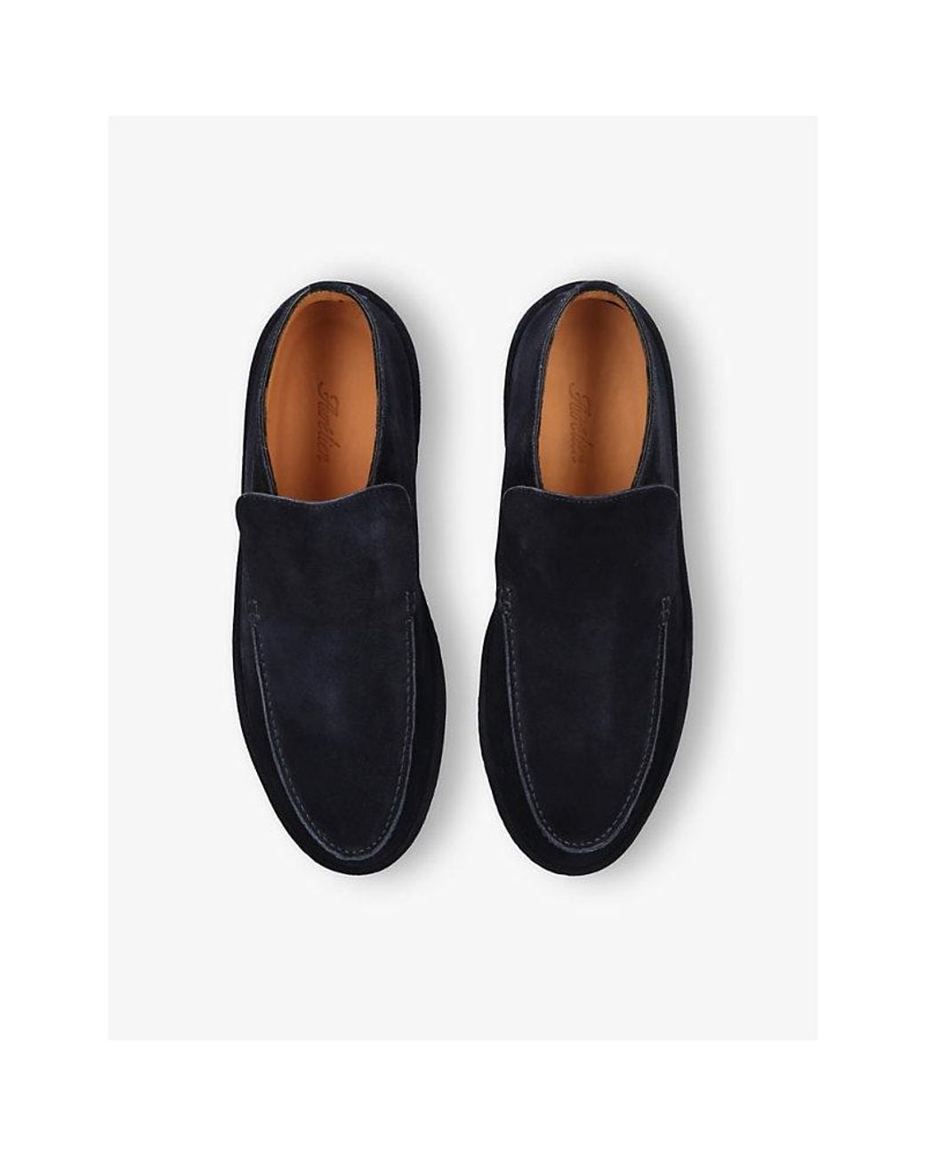 Aurélien Blue Voyager City Suede Loafers for men