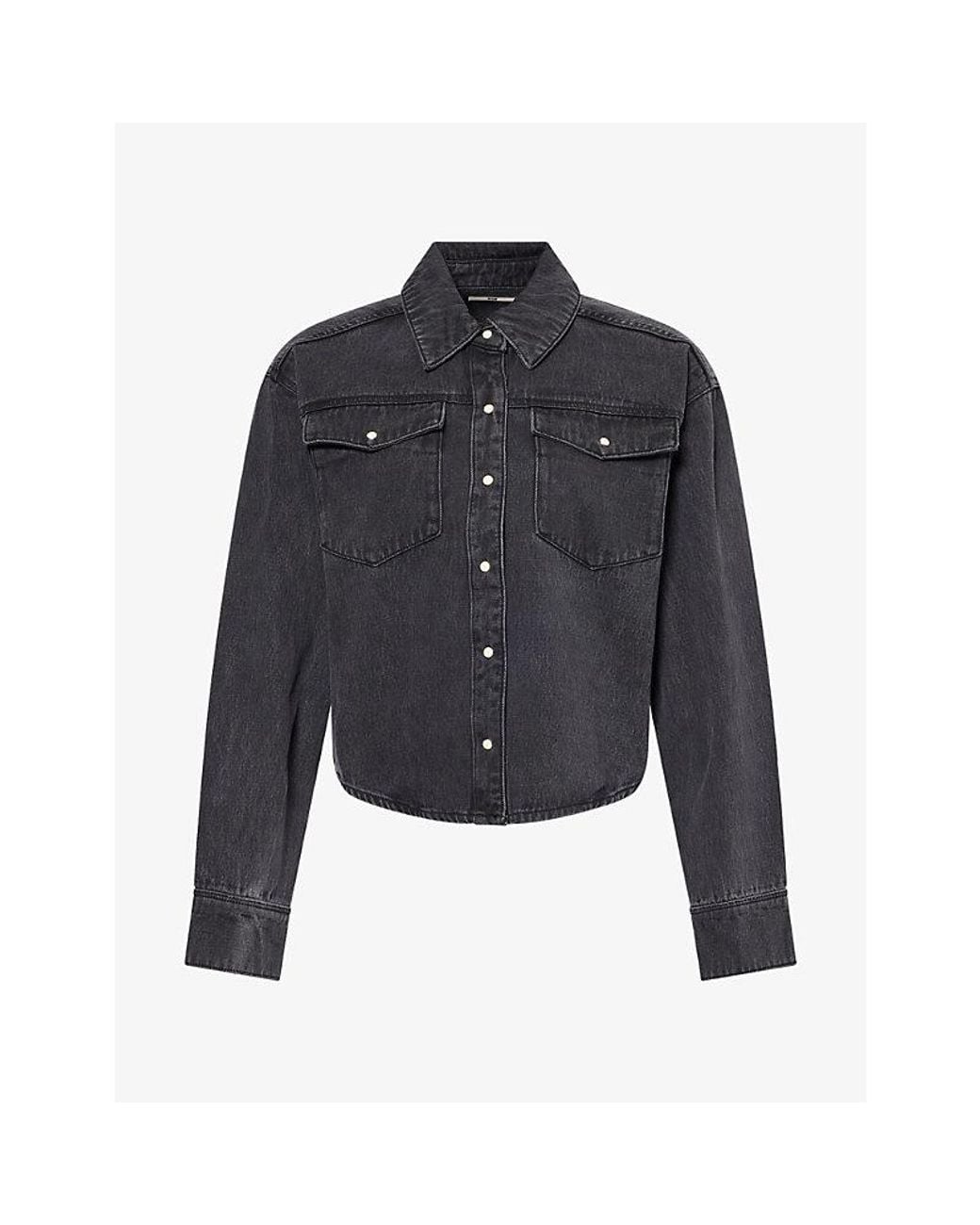 Neuw Blue Blackout Denim Shacket