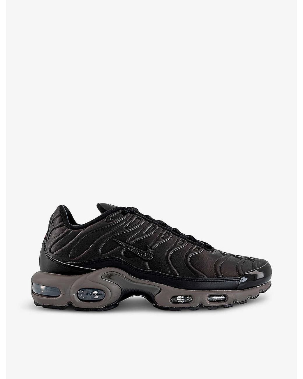 Nike Black Tea Petra Br Air Max Plus Brand embroidered Woven Low top Trainers for Men Lyst UK