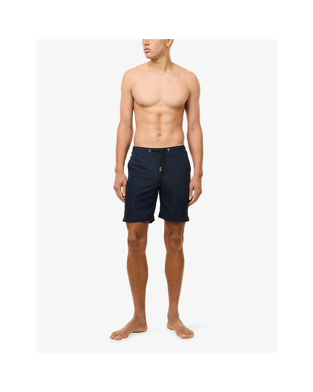 Orlebar Brown Blue Dane Drawcord Swim Shorts for men