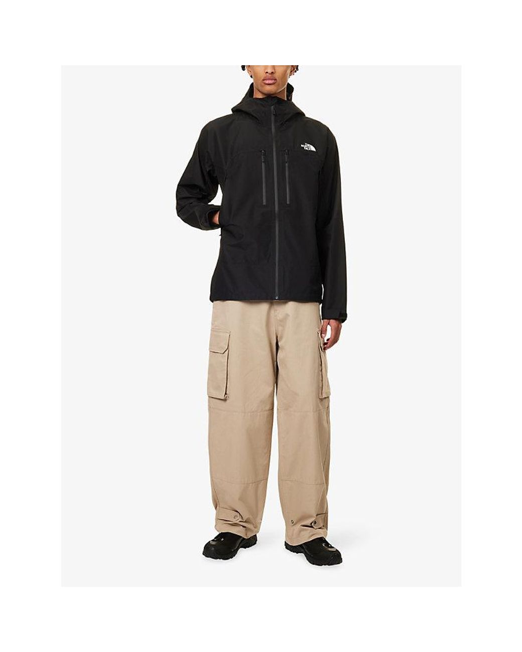 The North Face Black Valley View Windproof Jacket for men