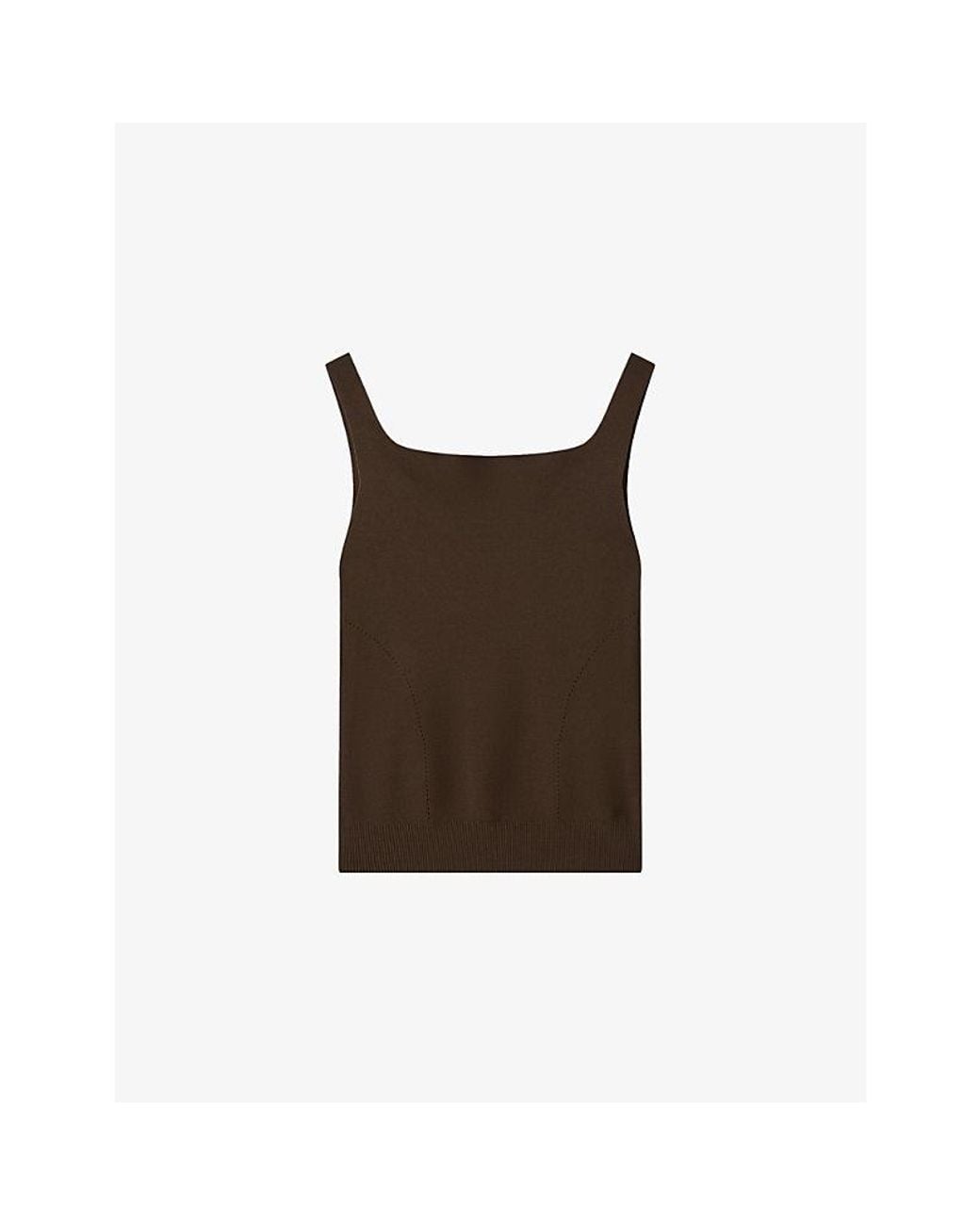 Joseph Brown Talos Square-Neck Knitted Vest
