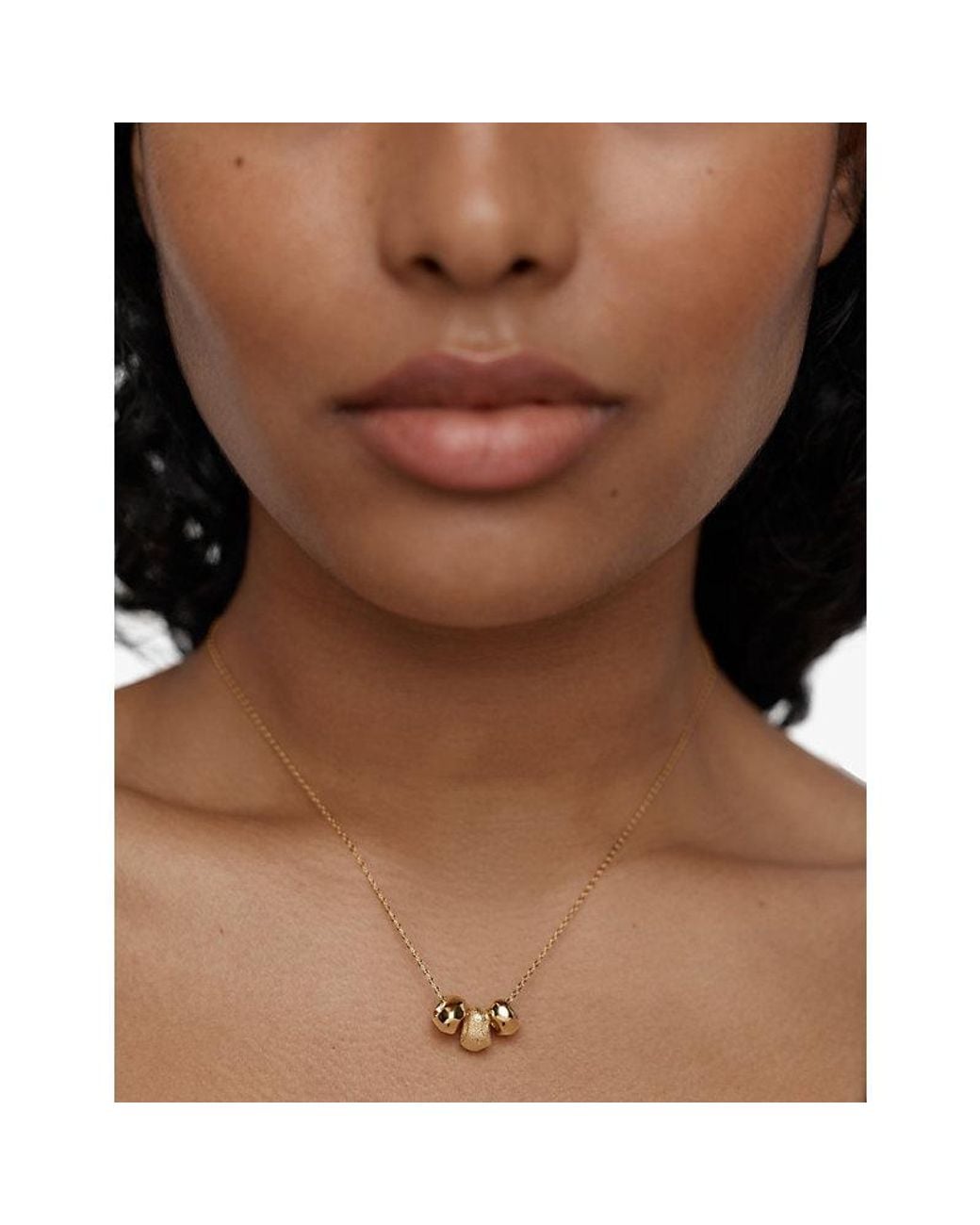 Monica Vinader White Antica 18Ct Vermeil Chain Necklace