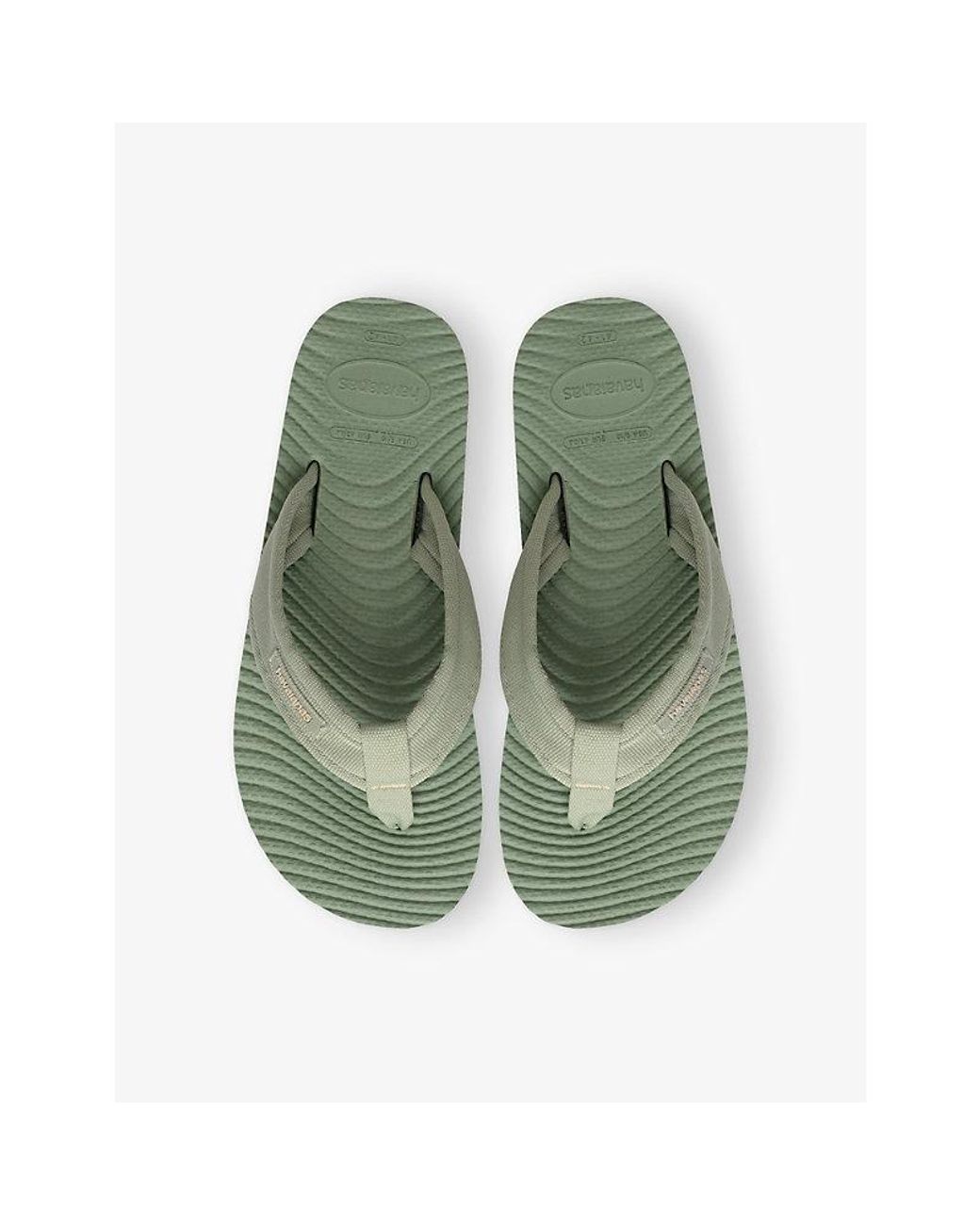 Havaianas Green Surfer Coast Rubber Flip Flops