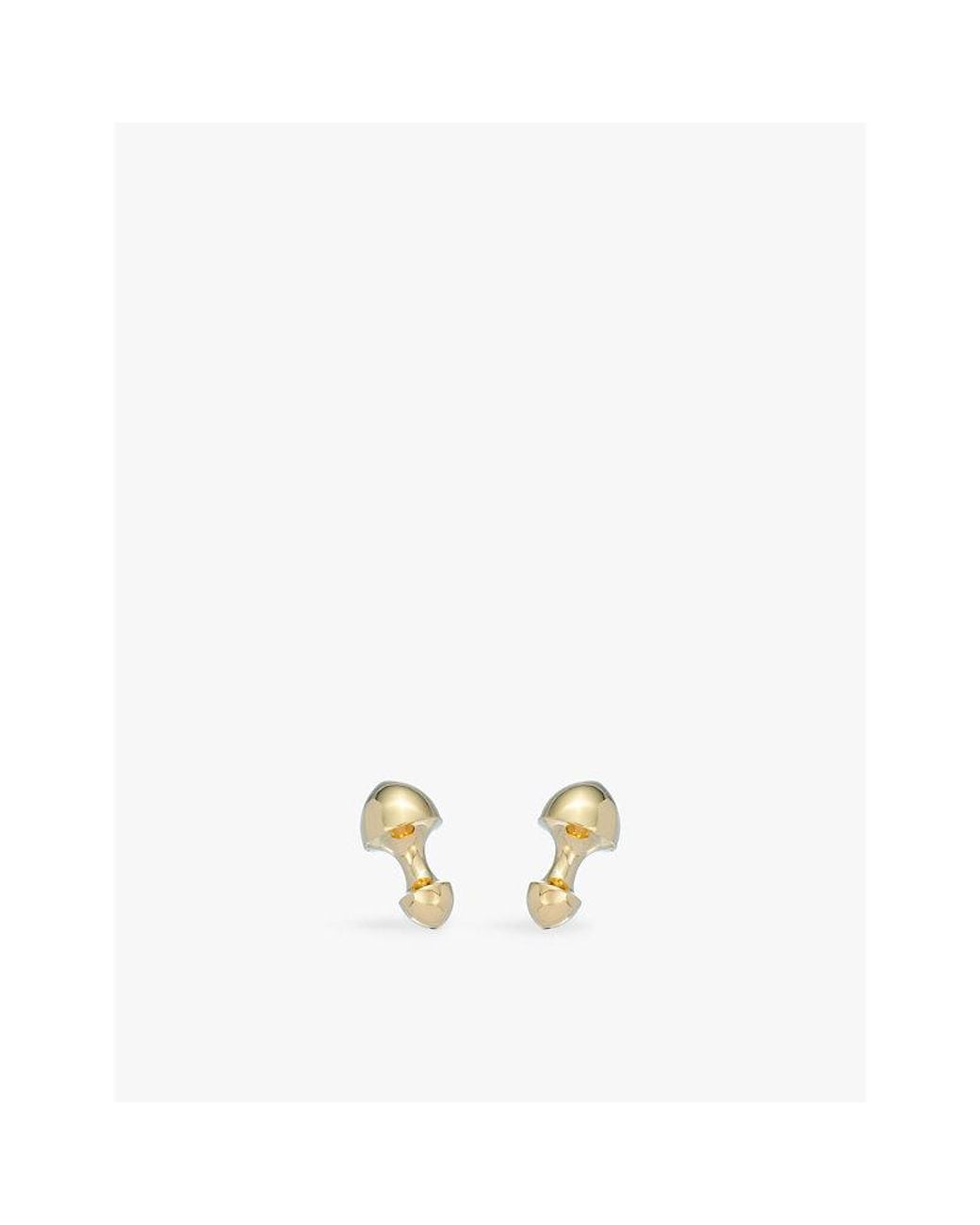 La Maison Du Couturier Metallic Biiju Bullet 18Ct-Plated Sterling Cufflinks for men