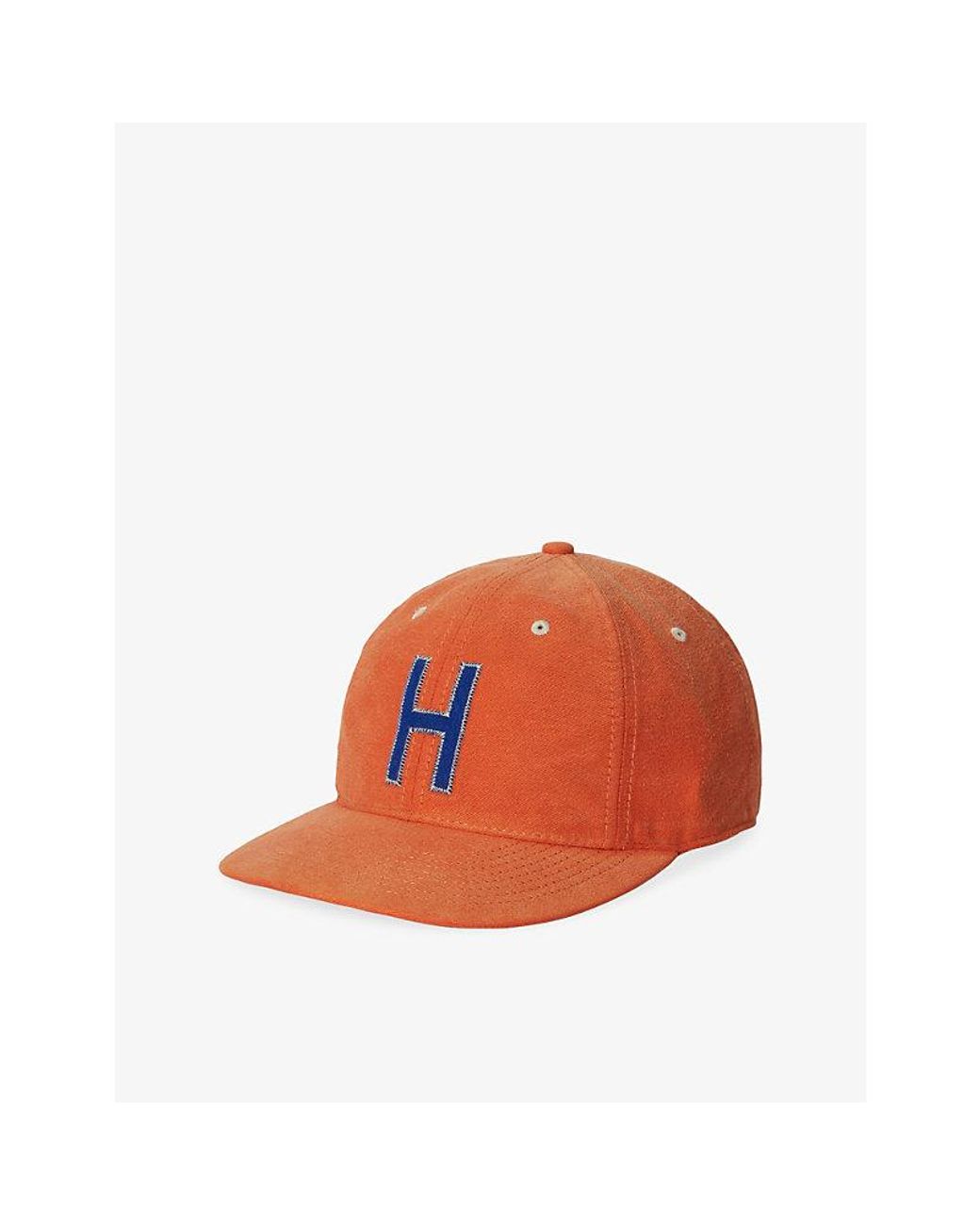 Polo Ralph Lauren Orange Run H Logo Cotton Cap for men