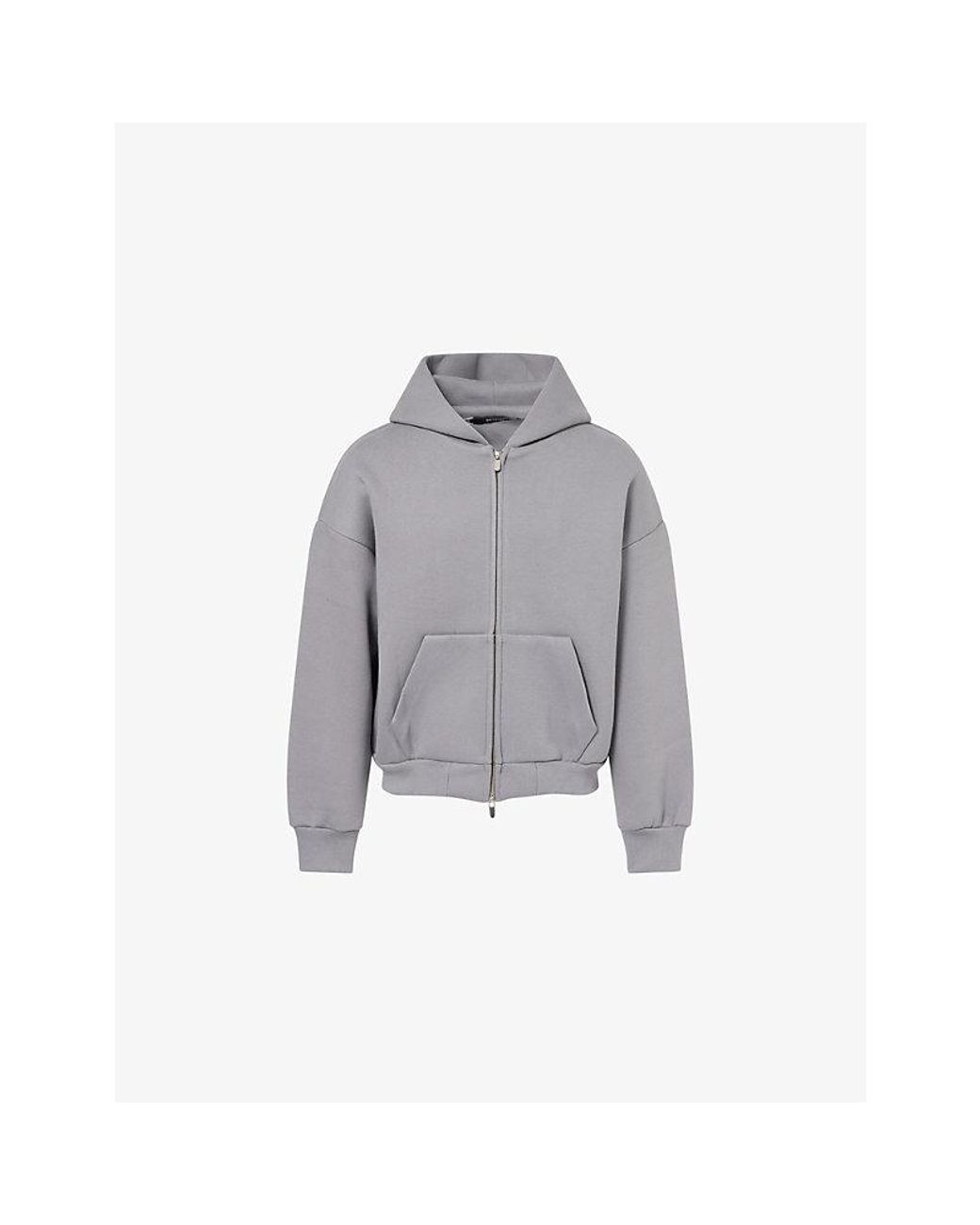 Seventh Gray V2 Dropped-Shoulder Cotton-Blend Hoody for men