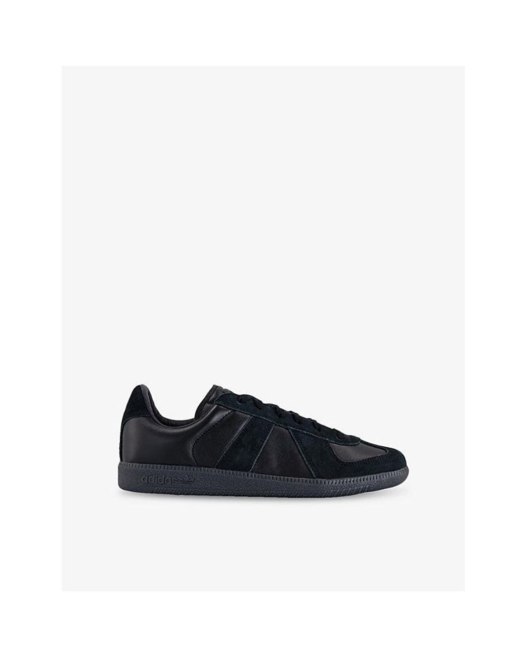 Adidas Blue Bw Army Leather And Suede Trainers for men