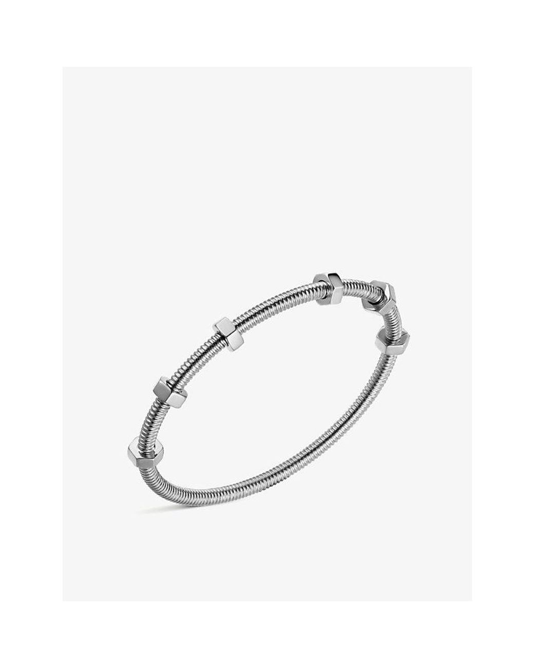 Cartier White Écrou De 18Ct- Bracelet