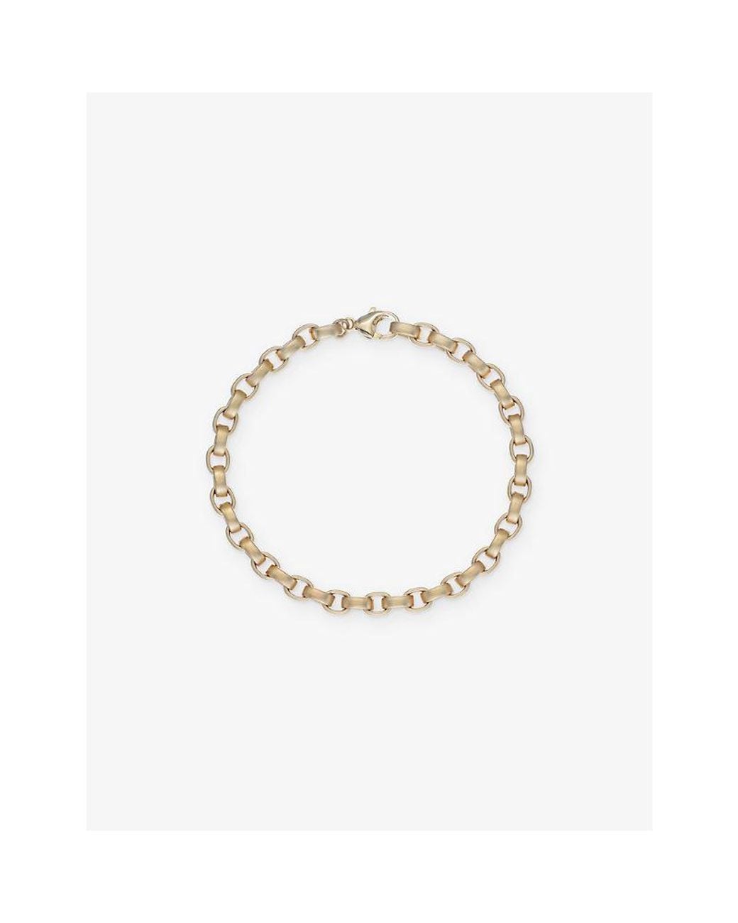 La Maison Du Couturier Metallic Biiju Golden Frost 18Ct Vermeil Bracelet for men