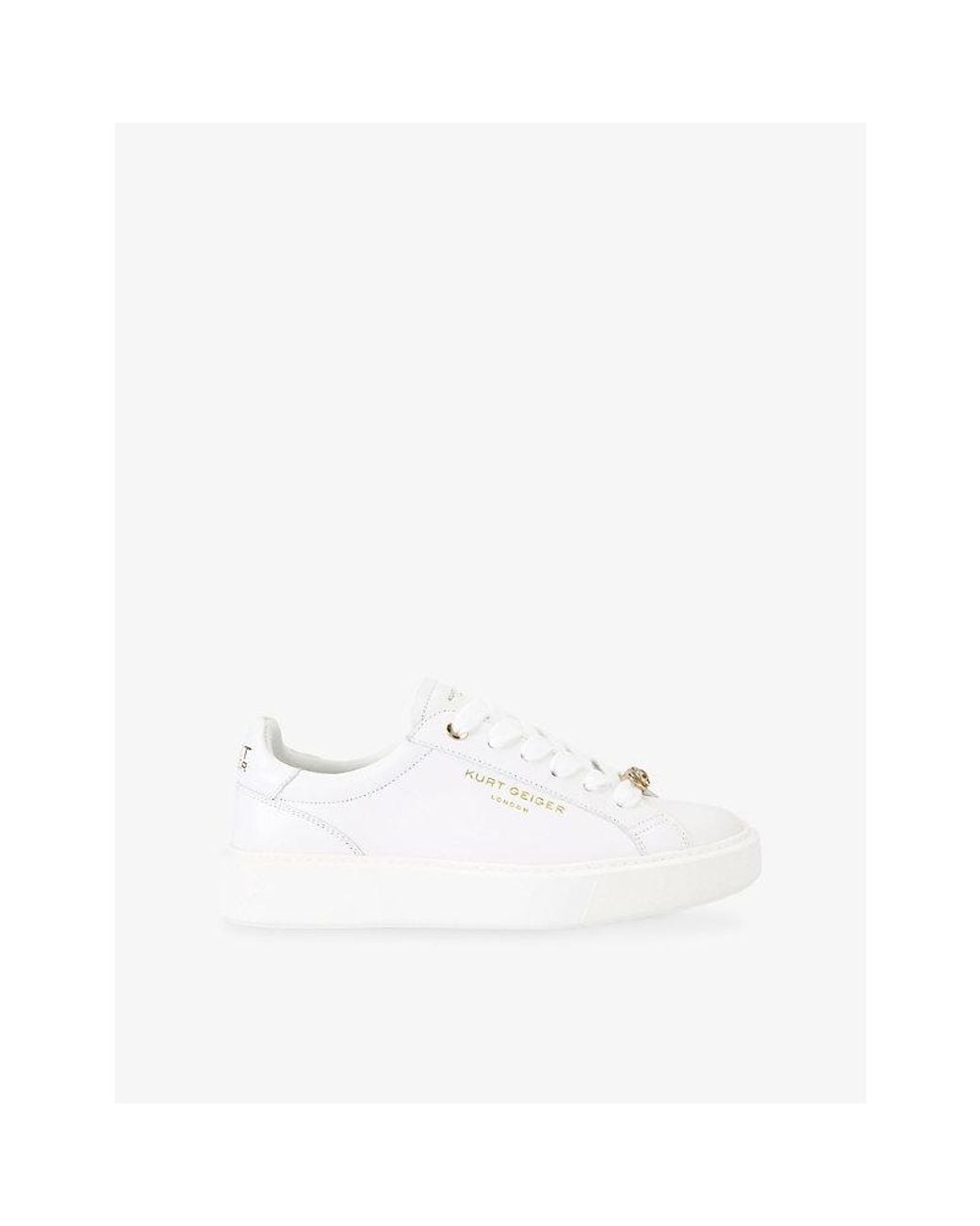 Kurt Geiger White Kaplan Low Tops for men