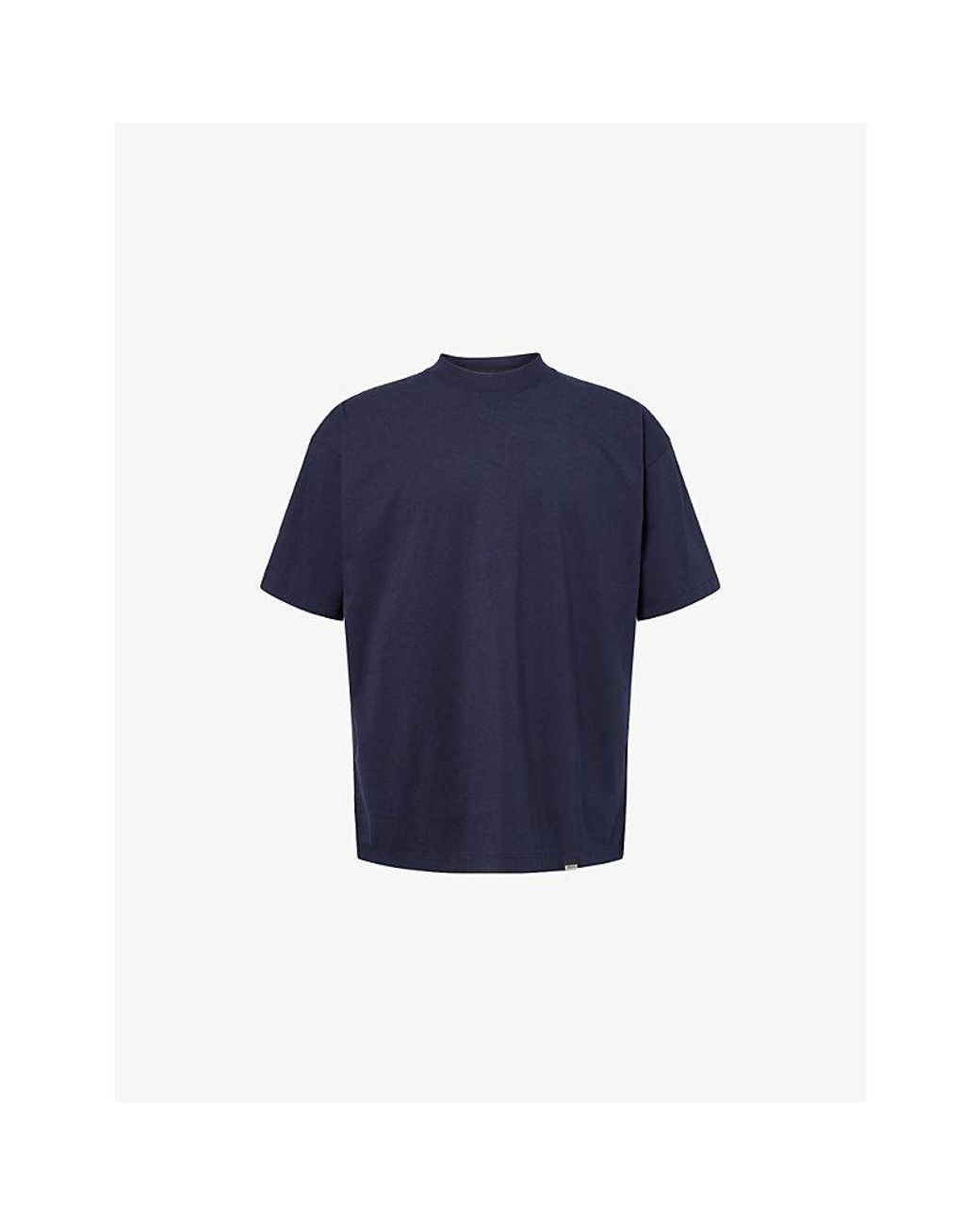 Represent Blue Initial Oversized Cotton-Jersey T-Shirt for men
