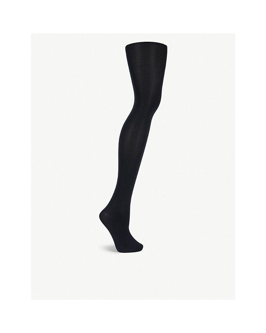 Falke Black Seidenglatt Woven Tights