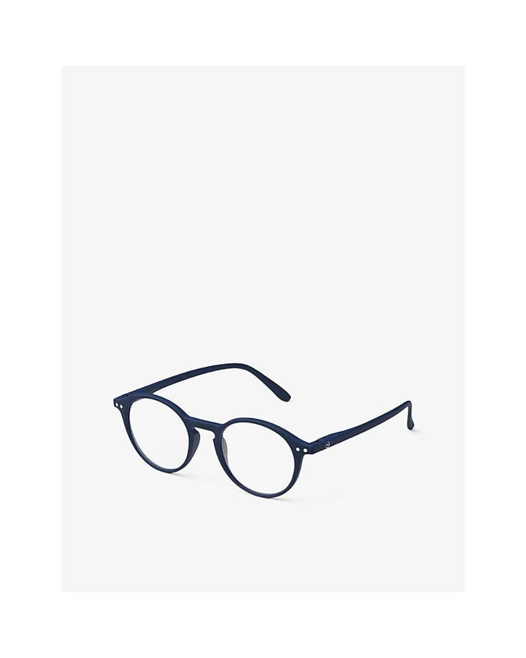 Izipizi Blue #D Round-Framed Reading Glasses
