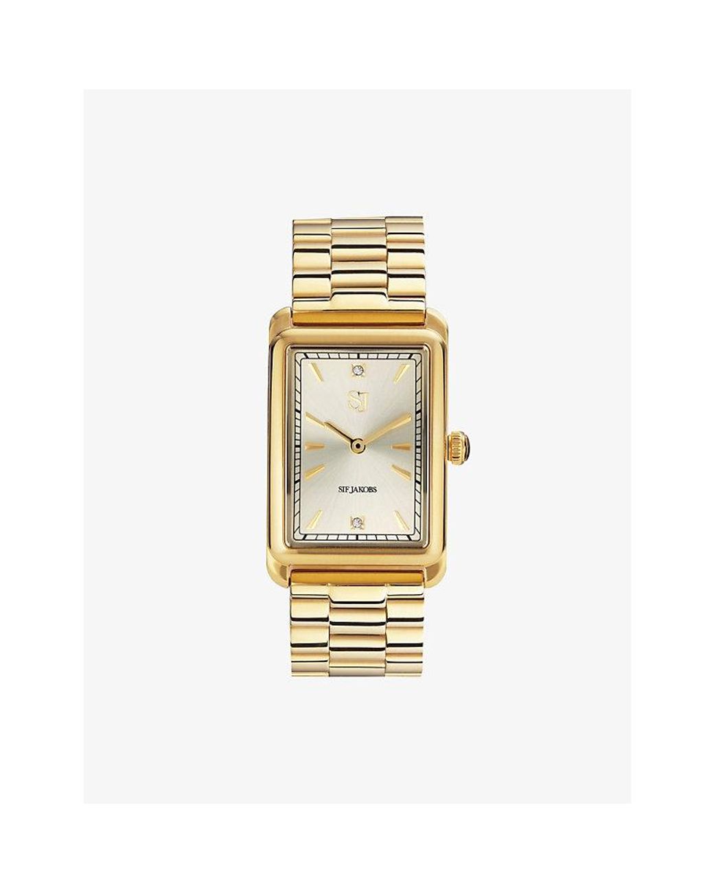 Sif Jakobs Metallic Santina-Plated Stainless-Steel And Zirconia Automatic Watch 24Mm