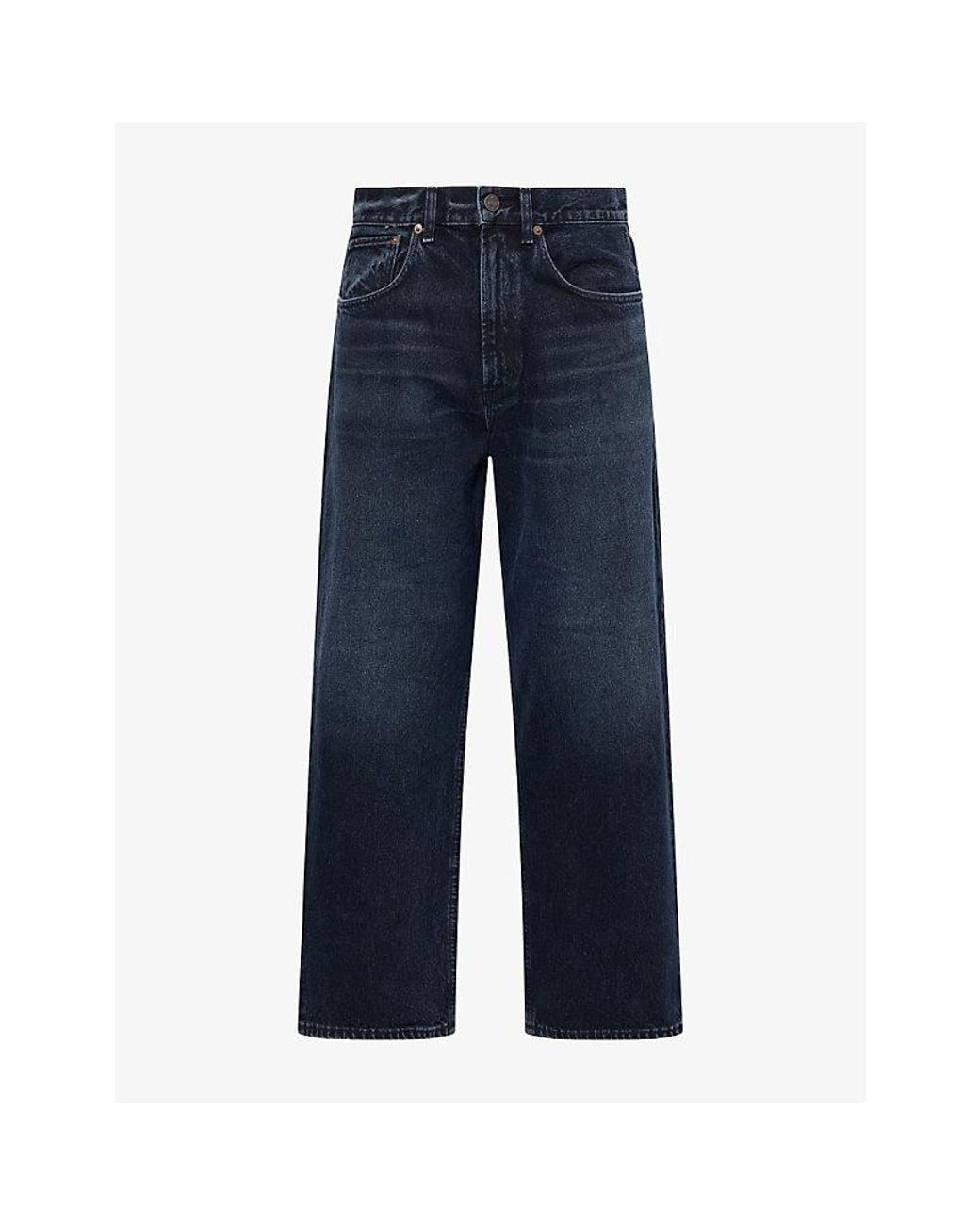 Agolde Blue Deka Relaxed Tapered-Leg Denim Jeans for men