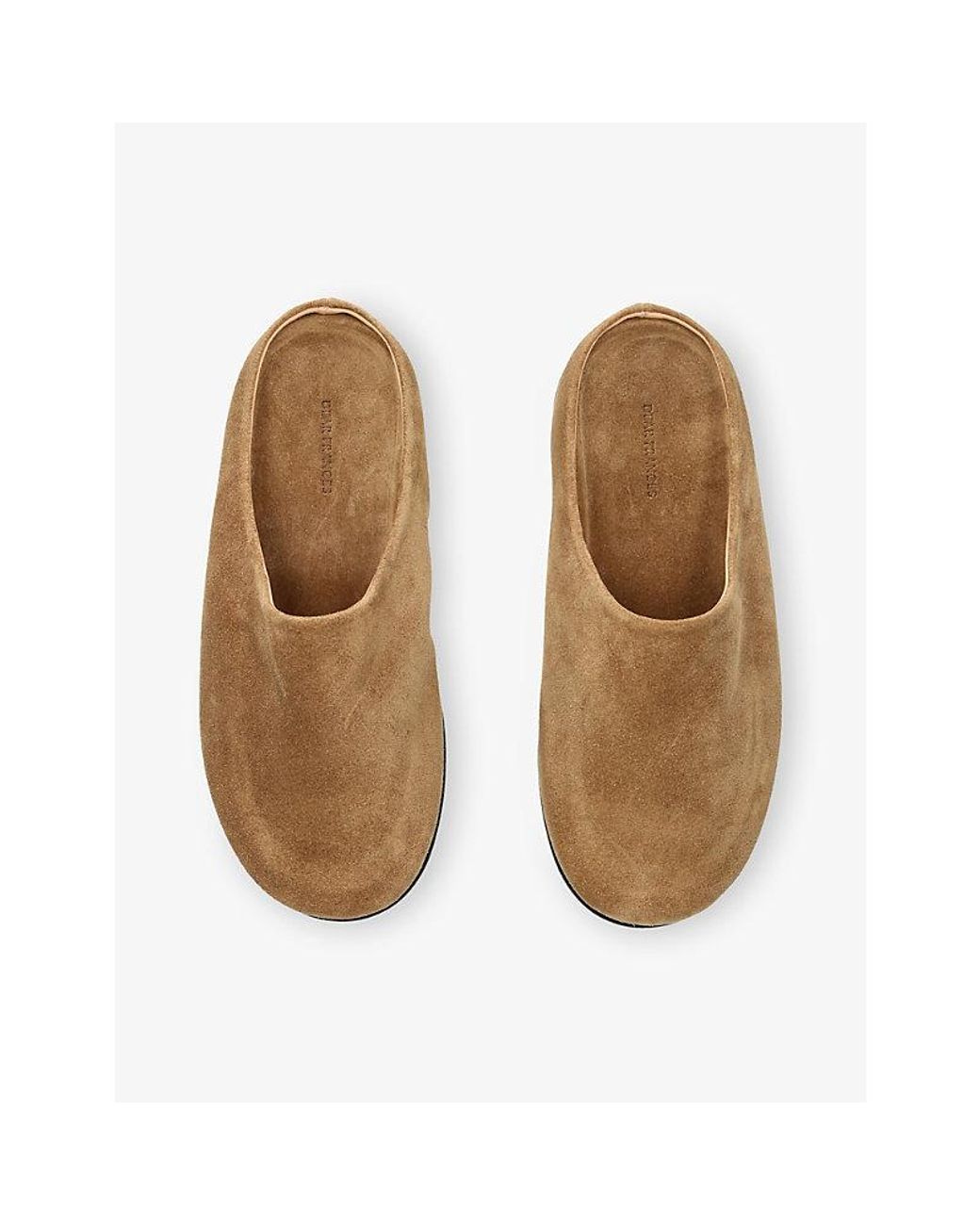 Dear Frances Brown Vico Suede Mules
