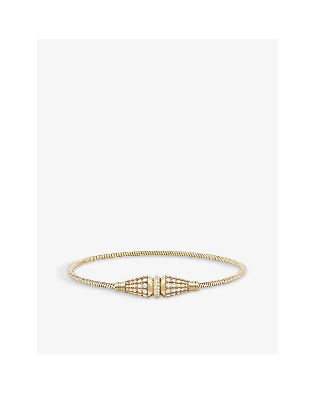 Boucheron Metallic Jack De Single 18Ct- And 1.76Ct Round Diamond Bracelet