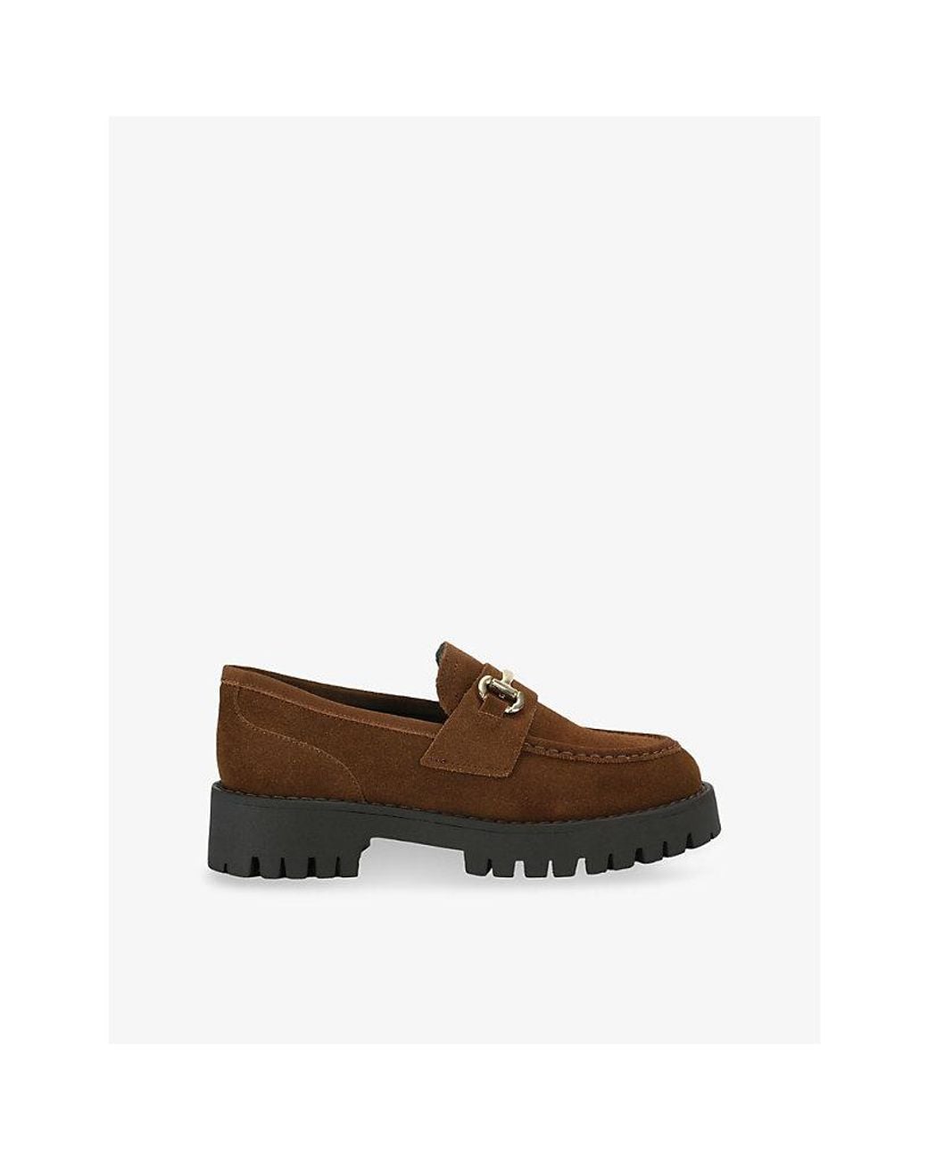 Steve Madden Brown Lando Horsebit Leather Loafers