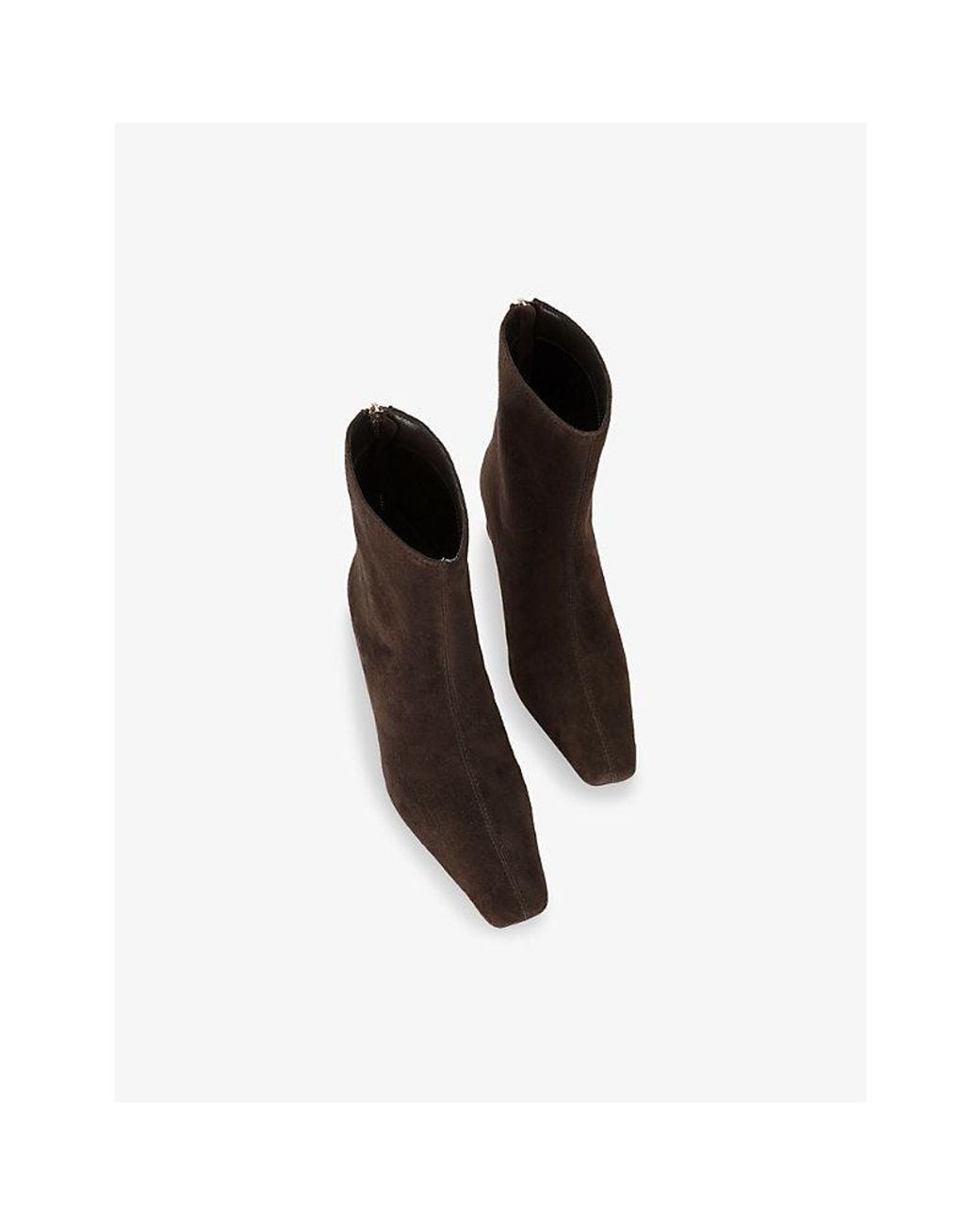 Steve Madden Brown Jamiyah Suede Heeled Ankle Boots