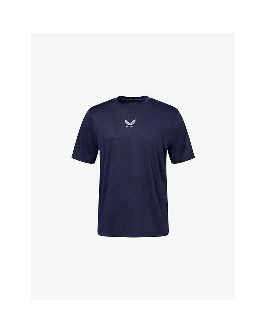 Castore Blue Apex Engineered Short-Sleeve T-Shirt for men