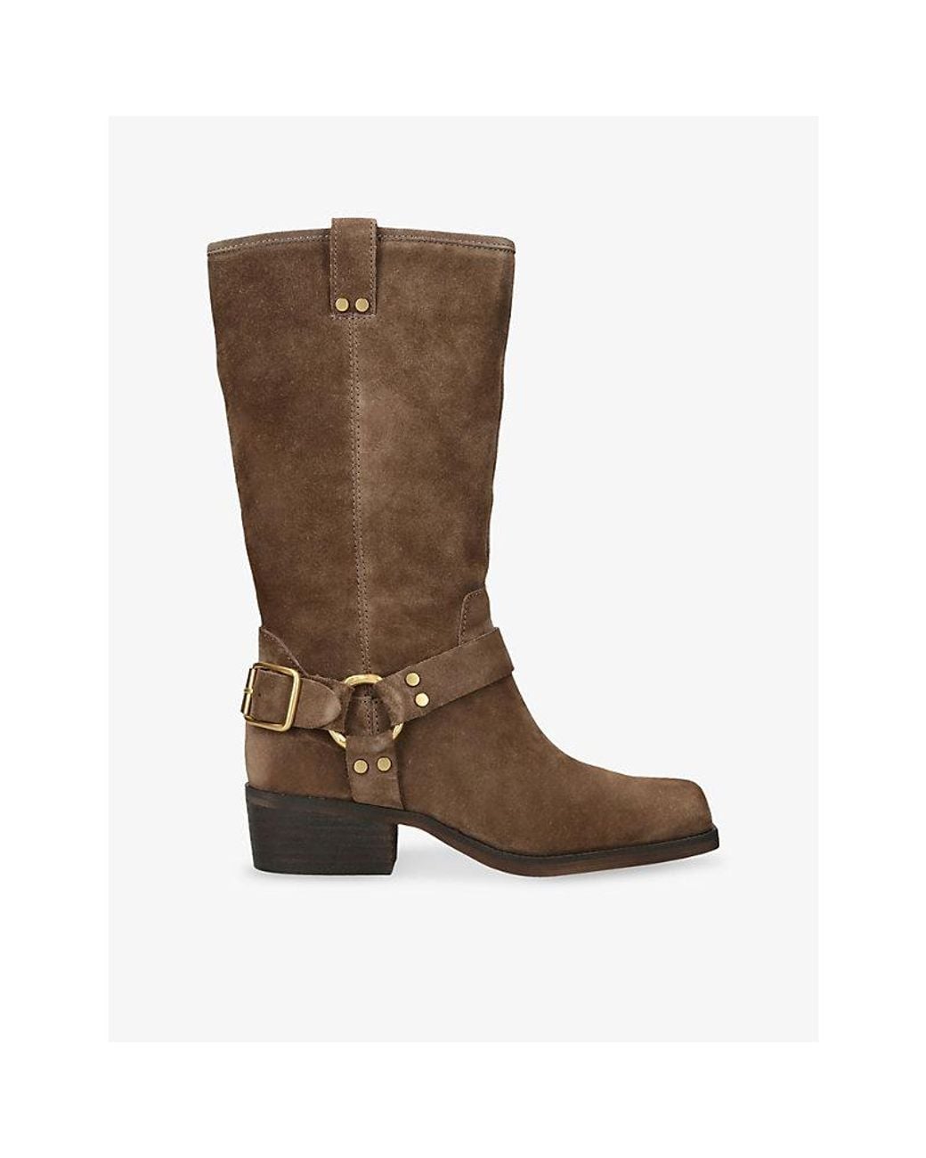 Dolce Vita Brown Rolan Suede Calf Boots