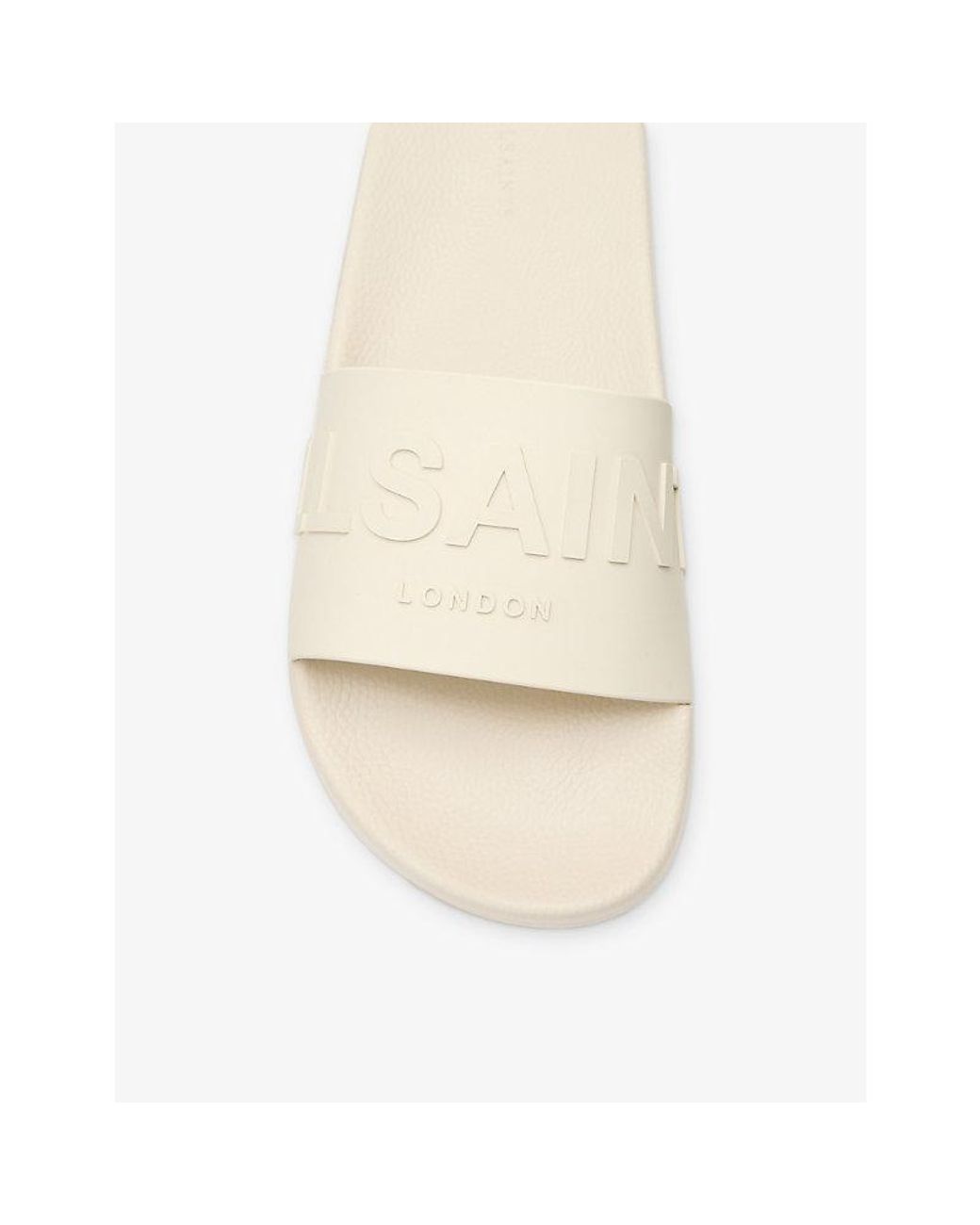 AllSaints Natural Biggy Rubber Slides