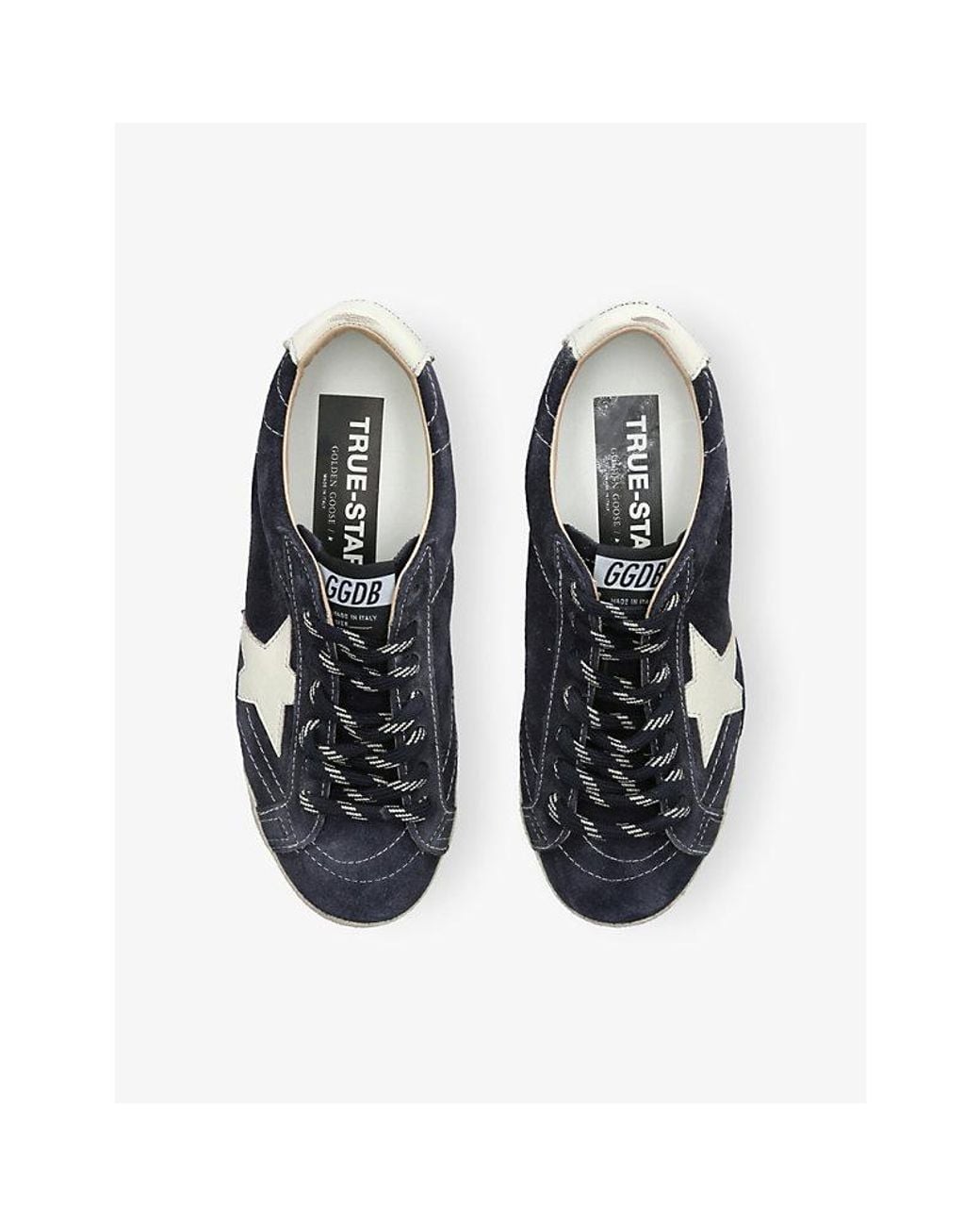 Golden Goose Deluxe Brand Blue True Star 51103 Suede Trainers