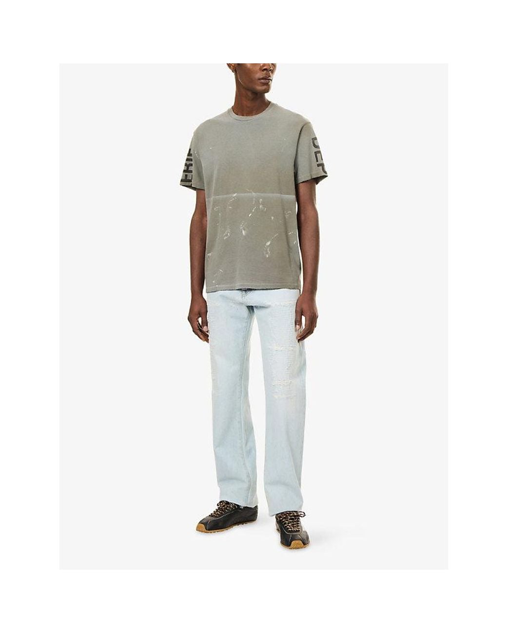 GALLERY DEPT. Gray French Collector Printed Cotton T-Shirt for men