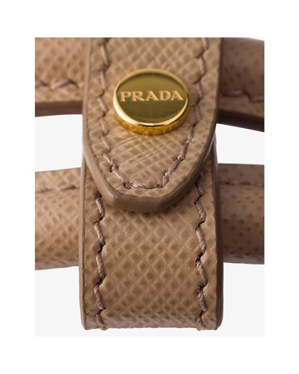 Prada Brown Galleria Mini Saffiano Leather Shoulder Bag