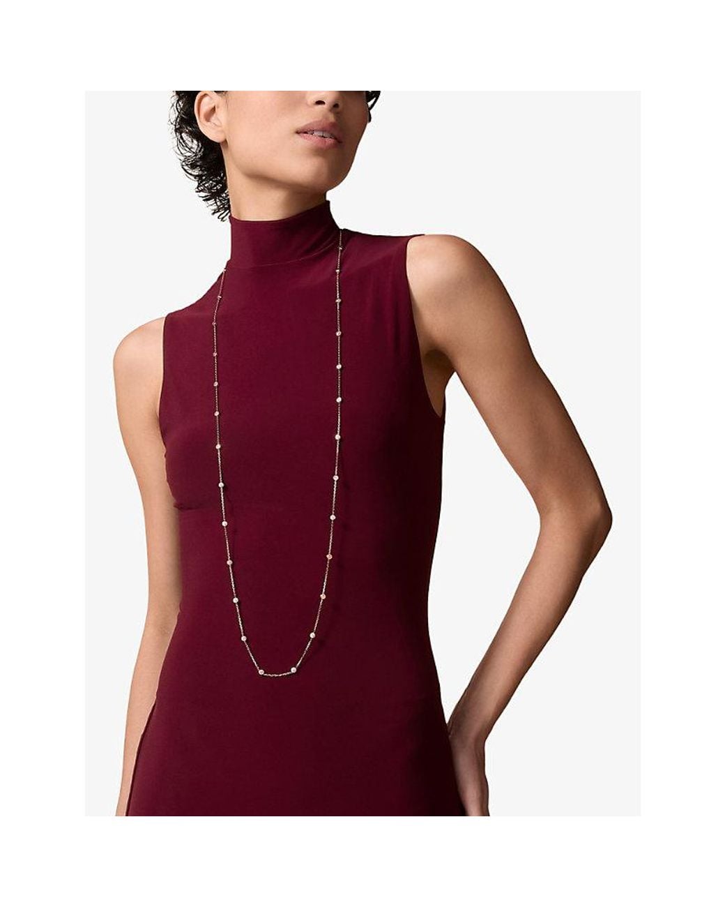 Cartier White Love Long Multi-Wear 18Ct Rose- Necklace