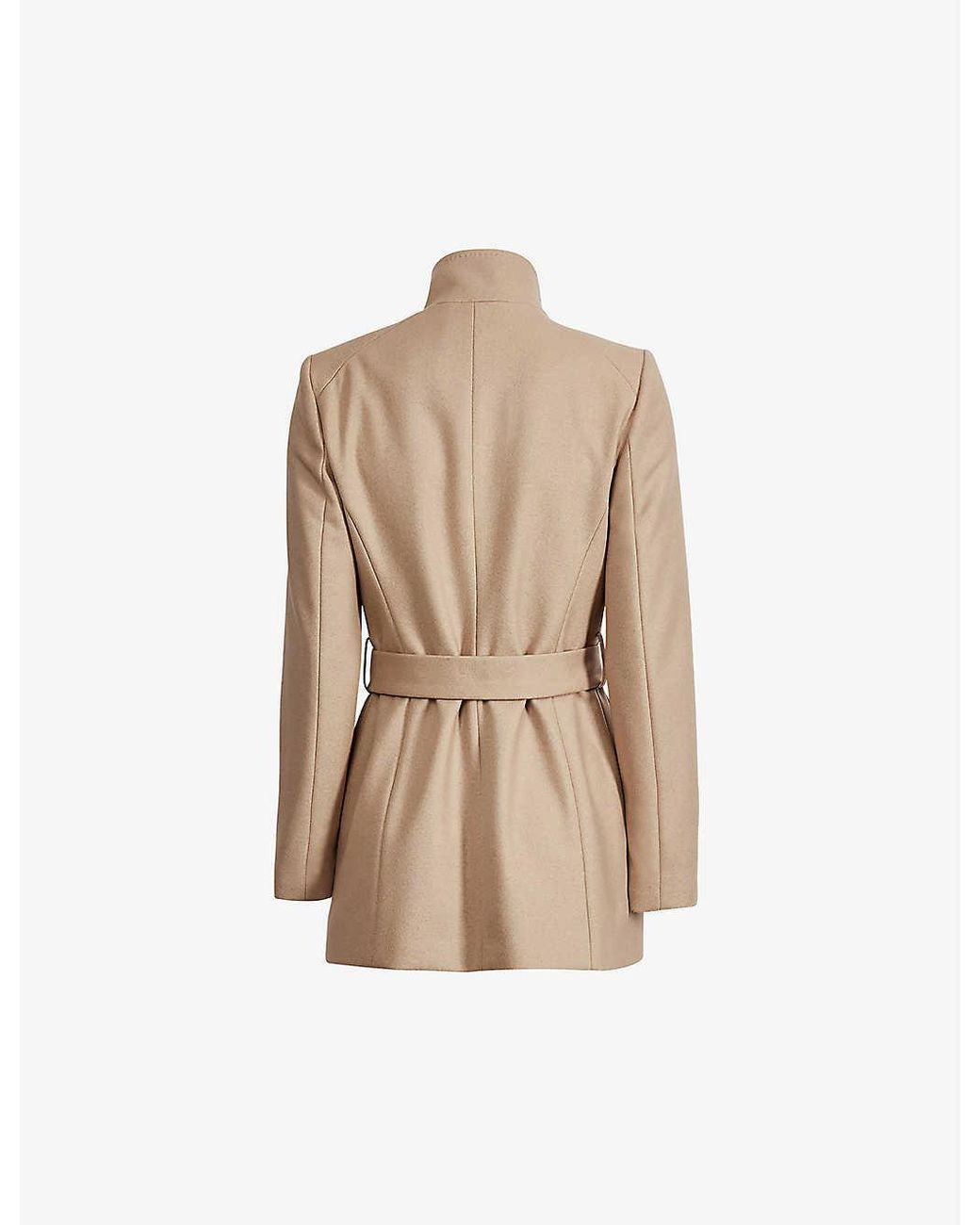 ted baker cream coat