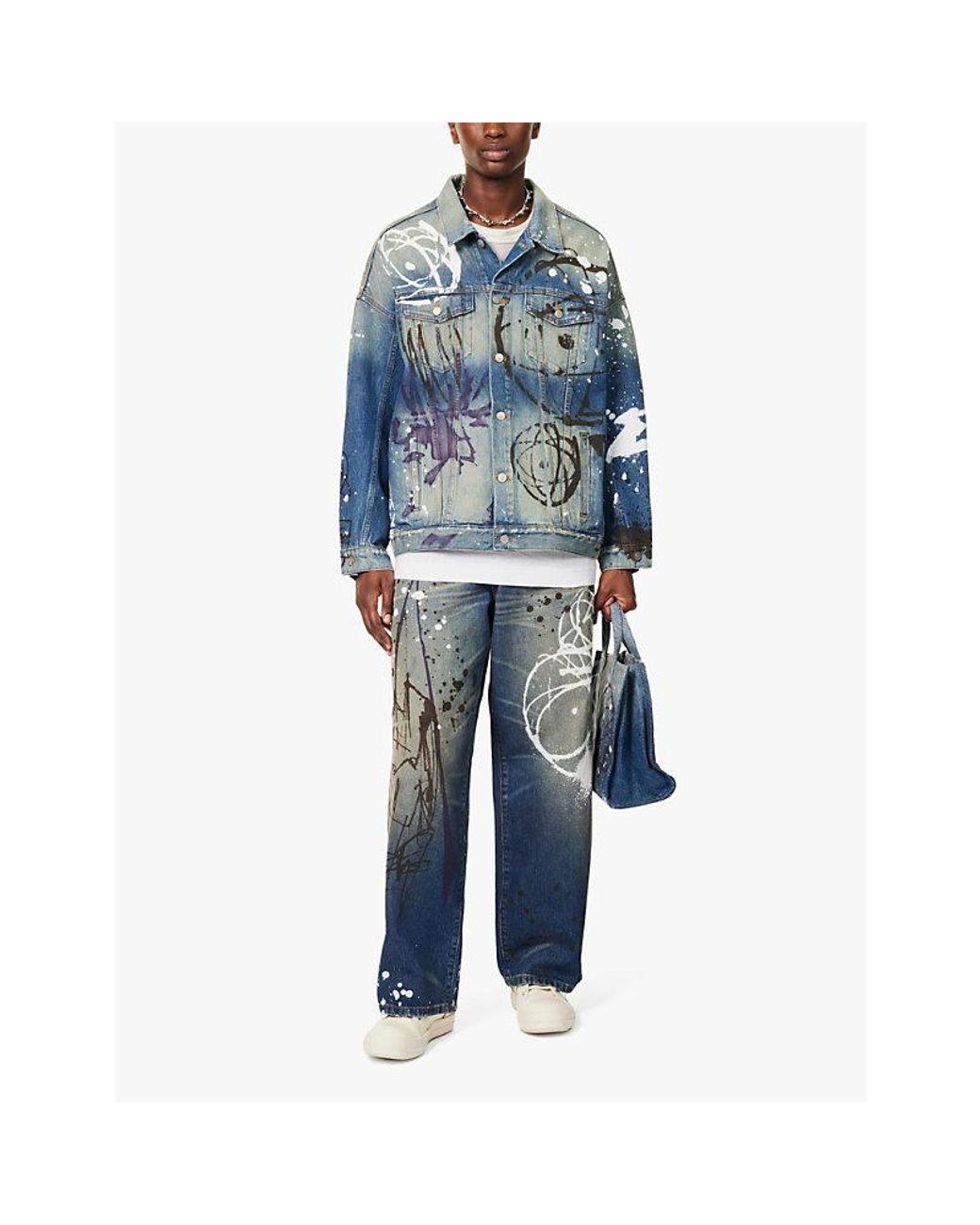 ブルゾン Marc Jacobs Giubbino In Jeans marc-jacobs-Indigo-Multi-X-