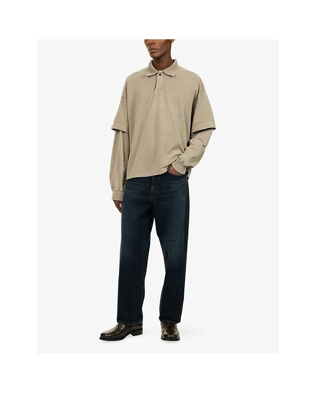 Agolde Blue Deka Relaxed Tapered-Leg Denim Jeans for men