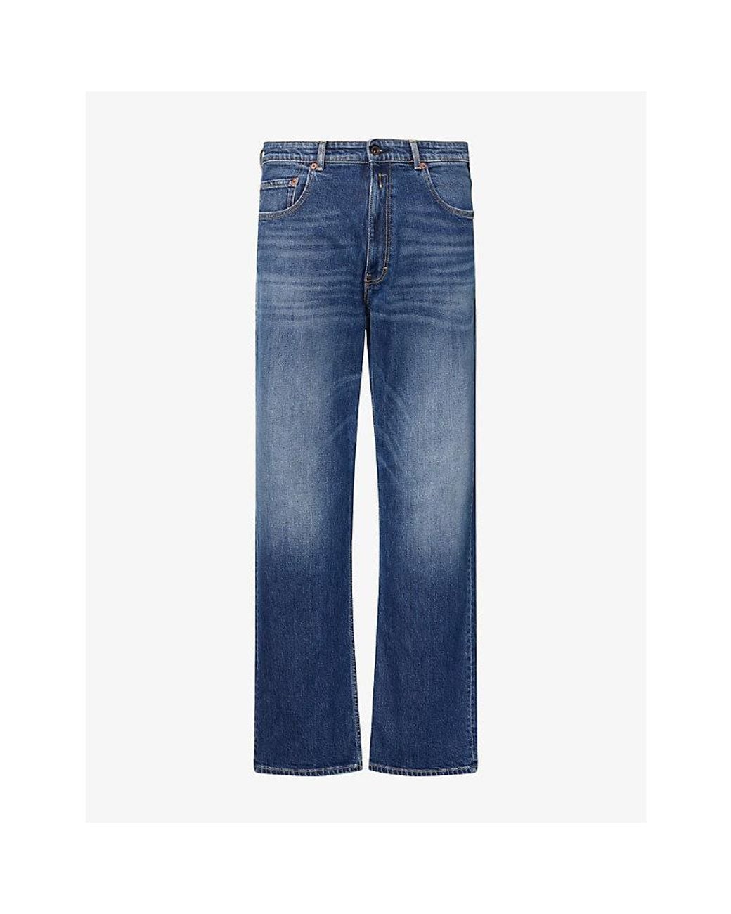 Replay Blue Cley Bootcut Denim Jeans for men
