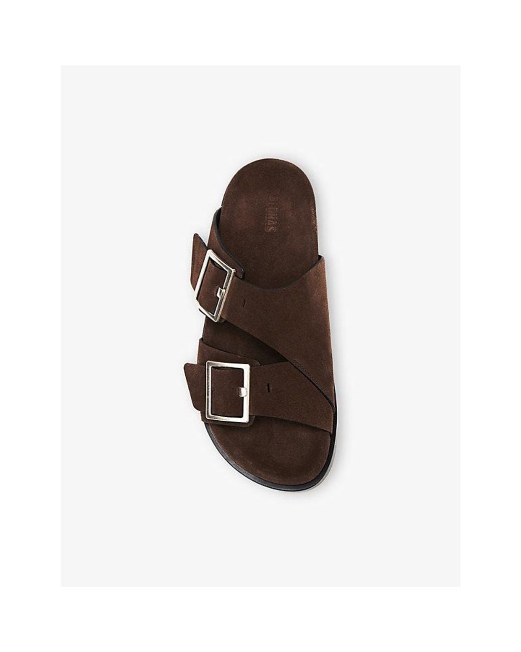 Alohas Brown Alba Suede Sandals