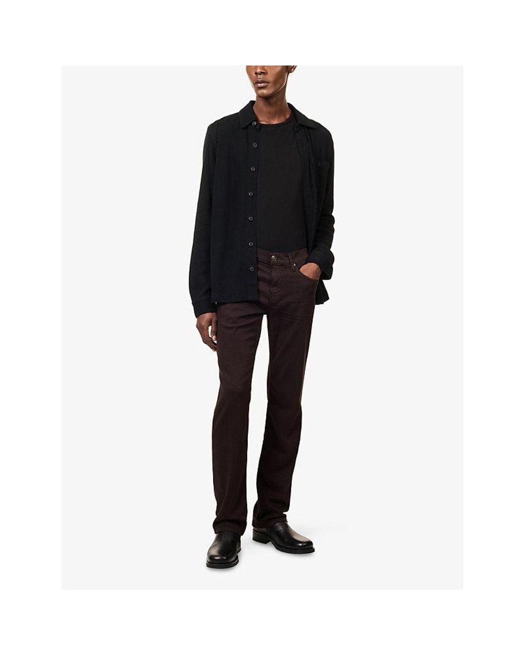 PAIGE Purple Normandie Straight-Leg Denim Jeans for men