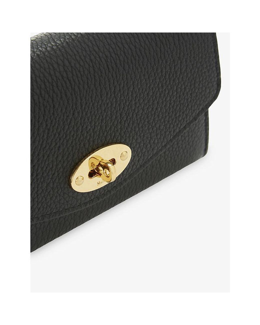 Mulberry Black Darley Medium Grained Leather Wallet