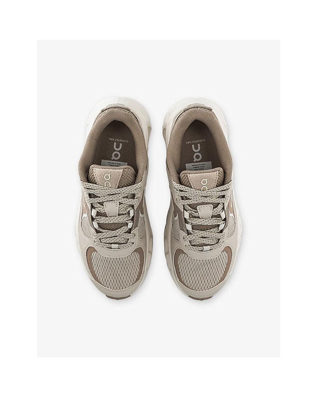 On Shoes White Cloudtilt Arc Woven Trainers