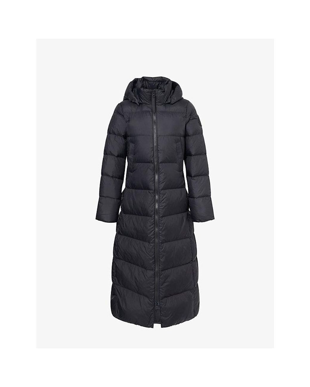 Canada Goose Blue Mystique Long Puffer Nylon-Down Jacket