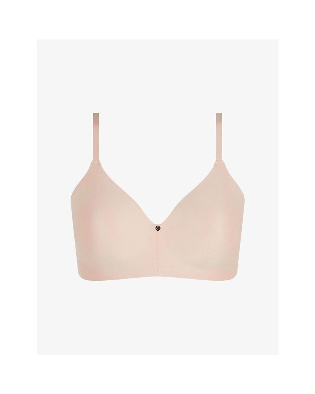 Chantelle Pink C Jolie Wirefree Memory-Foam T-Shirt Bra