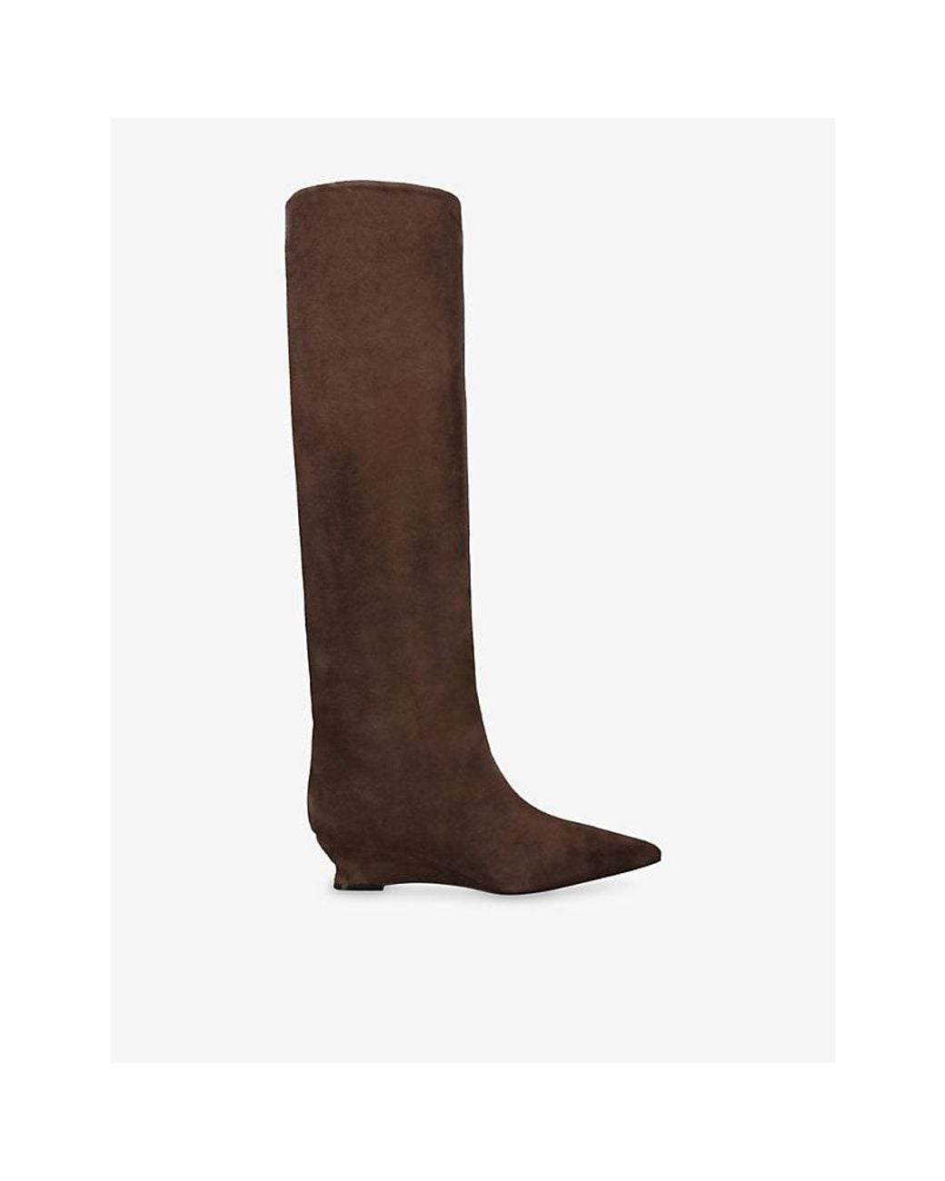 Le Monde Beryl Brown Camille Tall Suede Boots